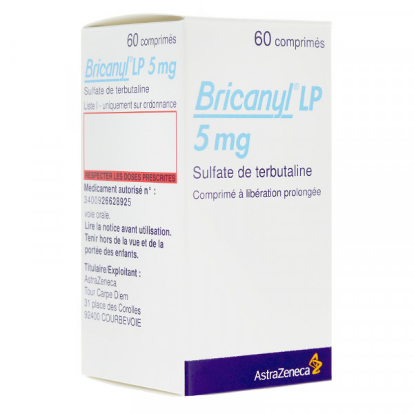 Rupture BRICANYL 5 mg, cp LP